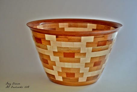 Hand turned wooden bowls